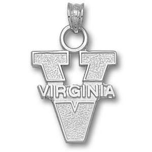  University Of Virginia V With Virginia Pendant Silver 