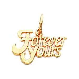  14K Gold Forever Yours Charm Jewelry