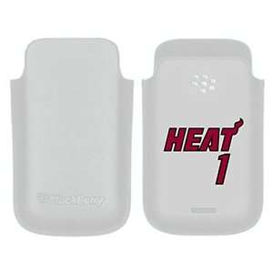  Chris Bosh Heat 1 on BlackBerry Leather Pocket Case 