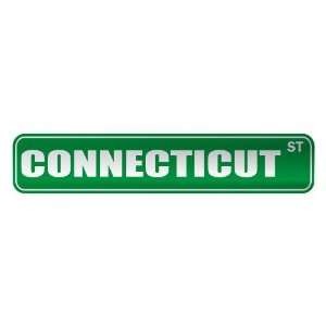     CONNECTICUT ST  STREET SIGN CITY UNITED STATES