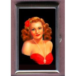  PIN UP GLAMOUR LOVELY WOMAN Coin, Mint or Pill Box Made 