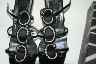 Anne Klein Reed Evins design black 10 B Sandals 3.5  