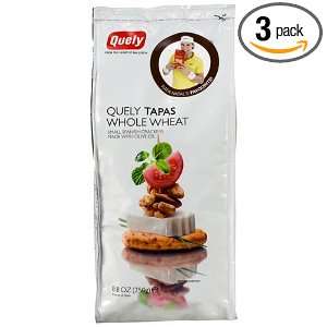 Quely Tapas Whole Wheat, 8.8 Ounce Bags (Pack of 3)  