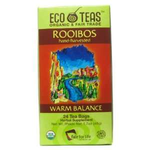  Eco Teas Organic Teas Rooibos, Fair Trade 24 tea bags 