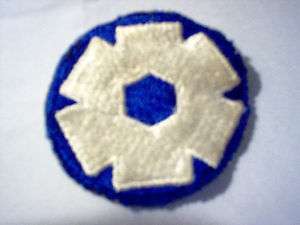 Original WWII US Army 6th Service Command Patch  