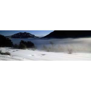  Snow Covered Beach, French Riviera, Provence Alpes Cote D 