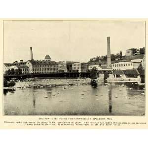  1913 Print Fox River Valley Paper Mills Appleton Wisconsin 