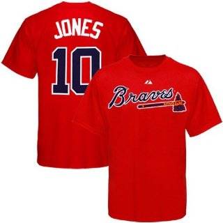 Chipper Jones Atlanta Braves Big & Tall Name & Number Tee  