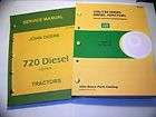 lot john deere 720 diesel tractor service parts technical manuals
