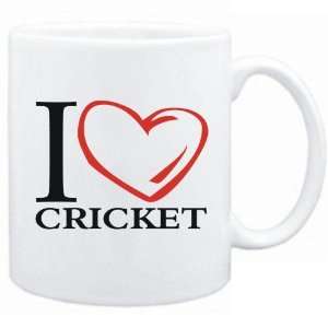  New I Love Cricket  Mug Sports