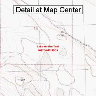   Map   Lake on the Trail, Oregon (Folded/Waterproof)