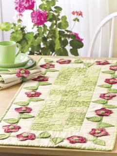 Patchwork Table Runners Quilting Patterns Book Flowers  