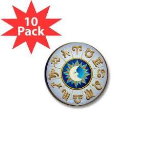  Mini Button (10 Pack) Zodiac Astrology Wheel Everything 