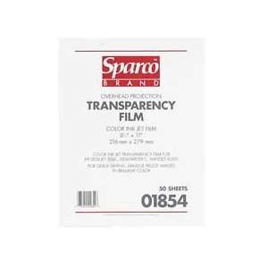  Sparco Products  Color Inkjet Transparency, 8 1/2x11 