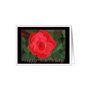  Happy 90th Birthday  Yellow Rose Photo Card Toys & Games
