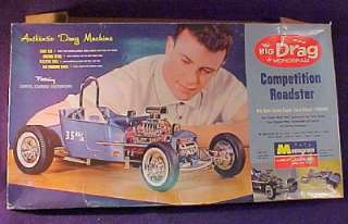   1960s The Big Drag Monogram 1/8 Scale Roadster Box Only  