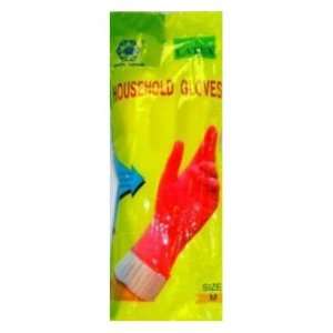  1 Pair Dishwashing Glove Small Long Rubber Cuff Case Pack 