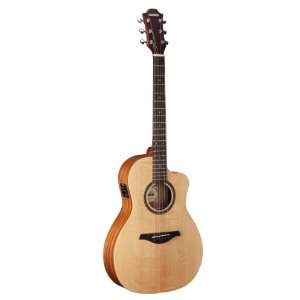  Hohner Essential Parlor Acoustic Electric Guitar Musical 
