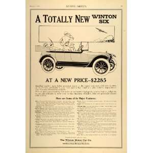  1915 Vintage Ad Winton Six Automobile Antique Car Price 