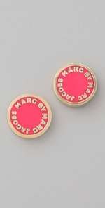 Marc by Marc Jacobs Classic Marc Logo Disc Stud Earrings  