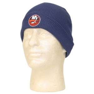   Classic Logo Cuffed Winter Knit Hat   Blue