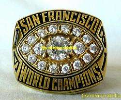 1981 SAN FRANCISCO 49ERS SUPER BOWL XVI CHAMPIONSHIP RING  