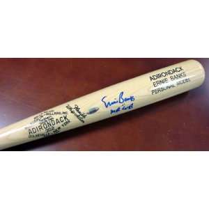    Ernie Banks Autographed Adirondack Bat PSA/DNA Sports Collectibles