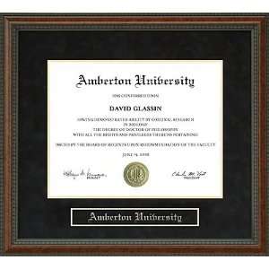  Amberton University (AU) Diploma Frame