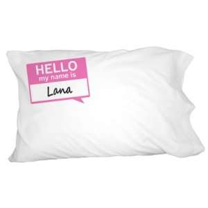  Lana Hello My Name Is Novelty Bedding Pillowcase Pillow 