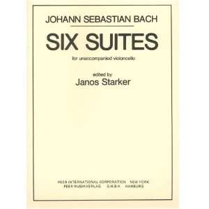  Bach 6 Cello Suites, BWV 1007 1012/Peer Starker Musical 