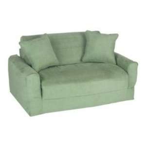  Green Micro Suede   Sofa Sleeper