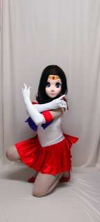 Kigurumi cosplay, fibreglass anigao cosplay doll mask,  
