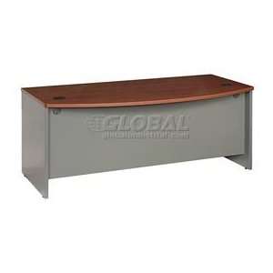  Bow Front Desk Shell In Hansen Cherry   Office Furniture 