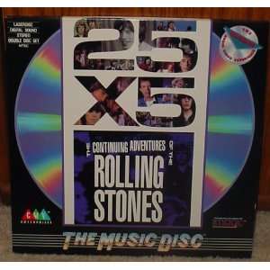 25x5 The Continuing Adventures of the Rolling Stones LASERDISC CD 