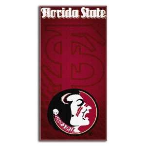  Florida State Seminoles FSU NCAA Emblem Fiber Reactive Beach 