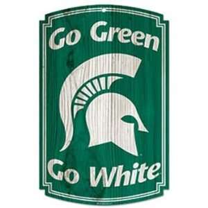 Michigan State Spartans Wood Sign