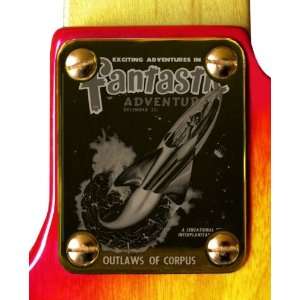  Outlaws of Corpus Gold Engraved Neck Plate Musical 
