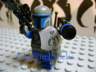 M01   Custom Lego Star Wars 7914 Mandalorian Bantha Jango Bobba Fett 