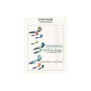  Invitation to Psychology Study Guide 4TH EDITION Books