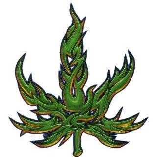  Tribal Marijuana Pot Leaf   Sticker / Decal Automotive