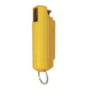   Pepper Spray w/Hard Case & Key Ring   Yellow
