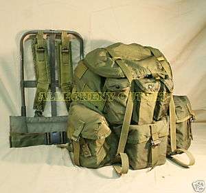 US LARGE ALICE PACK FRAME W/ LC 2 STRAPS & KIDNEY PAD  