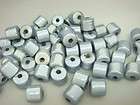 130pcs/50gram Silver Acrylic Plastic Column Craft Loose Miracle Beads 