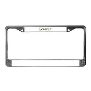 Eclipse Twilight License Plate Frame by 