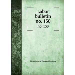    Labor bulletin. no. 130 Massachusetts. Bureau of Statistics Books