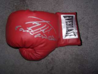 Larry Holmes autographed Glove Easton Assassin added  