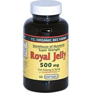  Y.S. Organic Bee Farms Royal Jelly Super Strength Softgels 