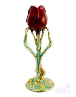 Zsolnay Eosin Art Nouveau Tulip  