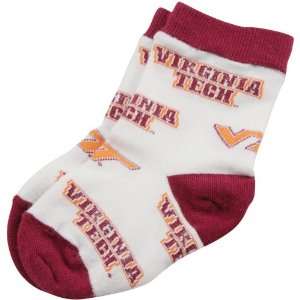  NCAA Virginia Tech Hokies Infant Allover Crew Socks 