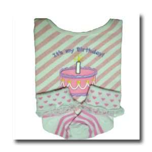  Its My Birthday Pink Bib and Sock Set Baby